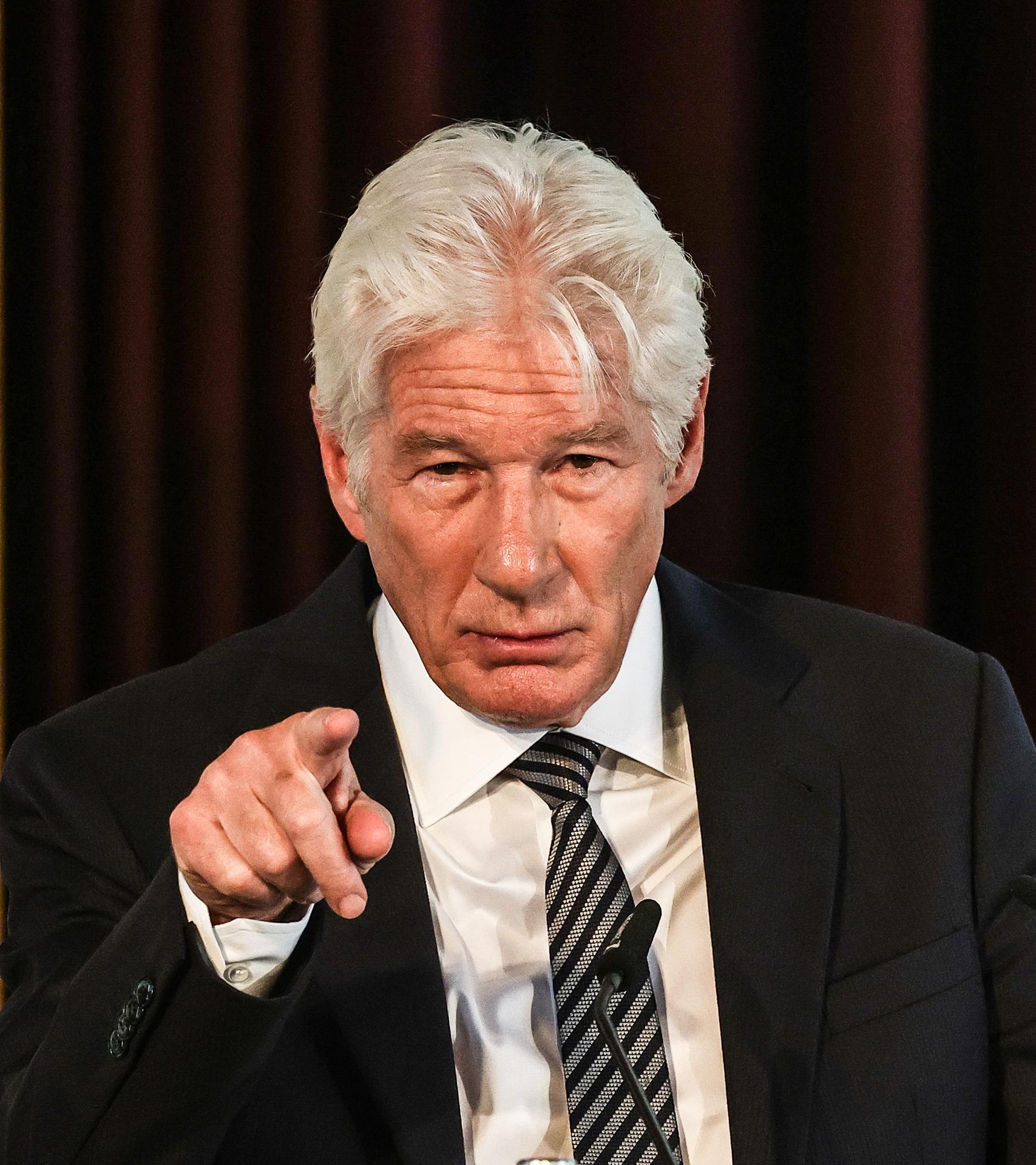 - El actor estadounidense Richard Gere presenta el proyecto 'Iniciativa Conjunta sobre Migración' en Berlín, Alemania, el 04 de junio de 2026. Este nuevo proyecto tiene como objetivo remodelar los debates sobre políticas migratorias y examinar el impacto de la migración en Europa y África. (Alemania) EFE/EPA/FILIP SINGER
