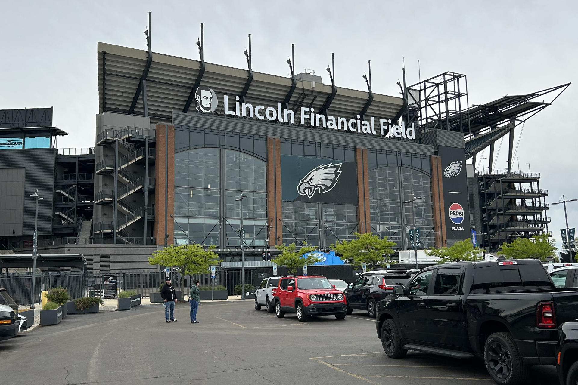 Fotografía que muestra la fachada del estadio Lincoln Financial Field en Filadelfia, Pensilvania (EE.UU.). EFE/ Andrés Sánchez Braun
