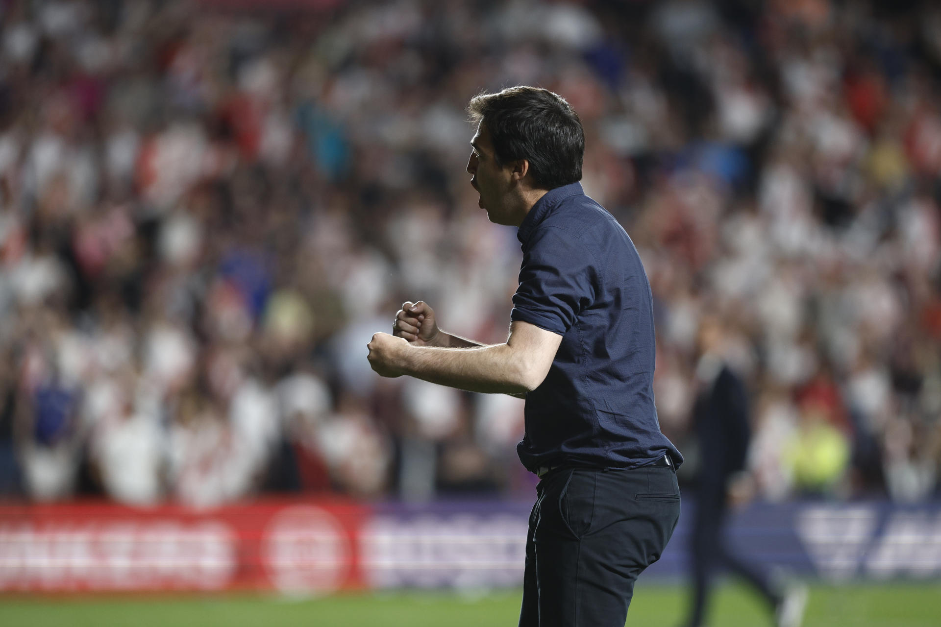 El entrenador Andoni Iraola, hasta ahora en el B ournemouth, ha sido nombrado oficialmente nuevo técnico del Liverpool. EFE/Rodrigo Jiménez
