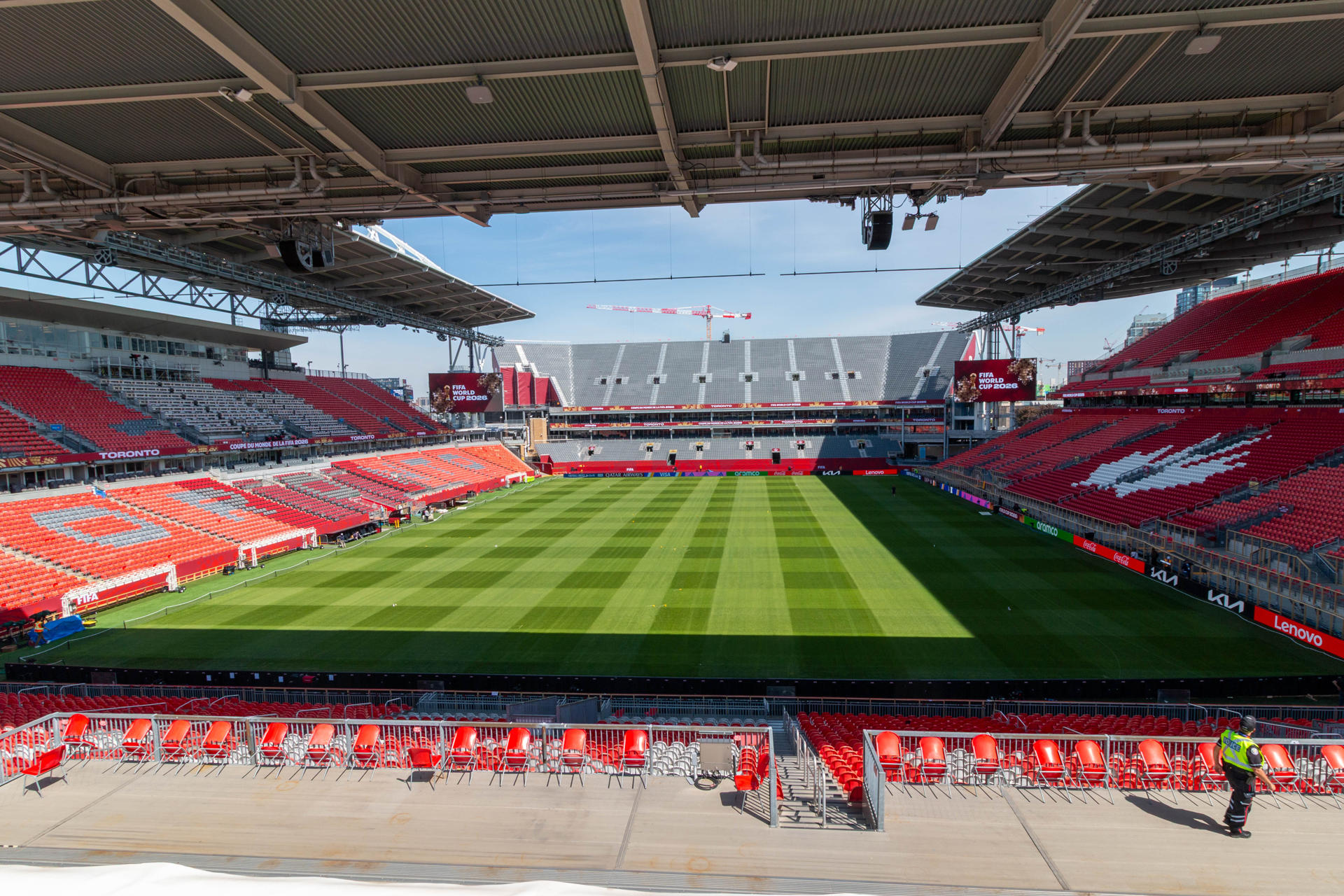 Fotografía que muestra una vista general del interior del Toronto Stadium, también conocido como BMO Field, en Toronto (Canadá). EFE/Julio César Rivas

