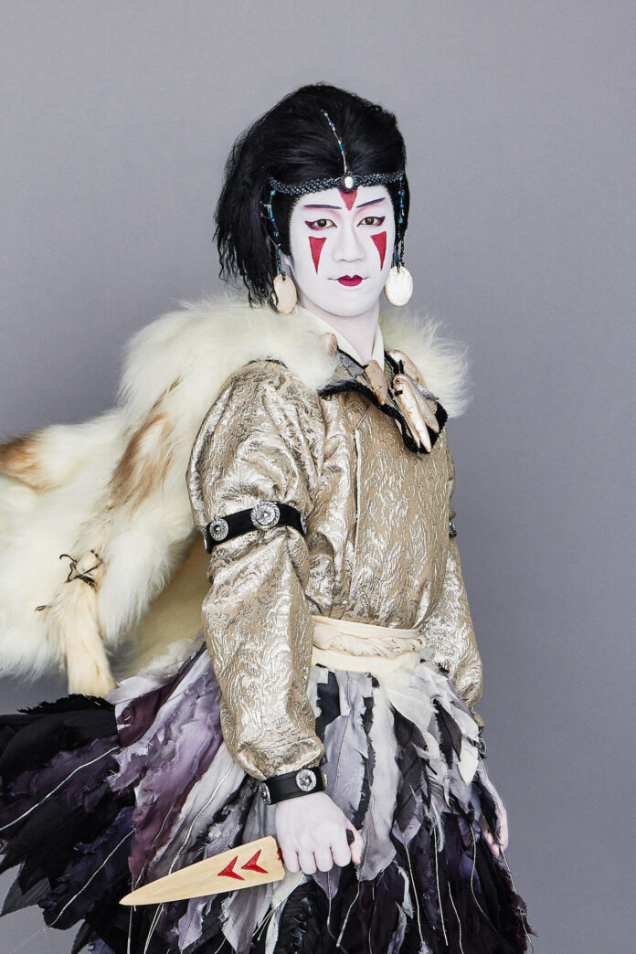 TOKIO, 05/06/2026.- Imagen preparada por Shochiku del actor Nakamura Kazutaro que juega el papel de San. La película japonesa de animación 'La princesa Mononoke' ('Mononoke hime') tendrá una versión en teatro kabuki que se estrenará en Japón en julio, siete años después de la primera adaptación de una obra de Hayao Miyazaki al tradicional estilo dramático del archipiélago. EFE/ ® Shochiku *****SOLO USO EDITORIAL/SOLO DISPONIBLE PARA ILUSTRAR LA NOTICIA QUE ACOMPAÑA (CRÉDITO OBLIGATORIO) *****
