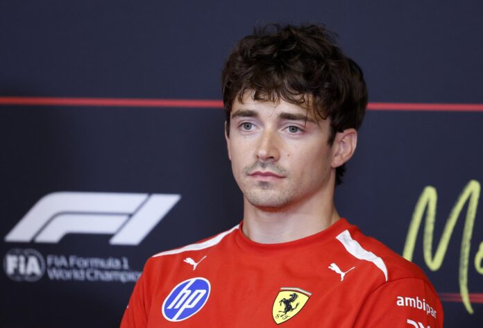 El piloto monegasco de Ferrari Charles Leclerc. EFE/EPA/SEBASTIEN NOGIER
