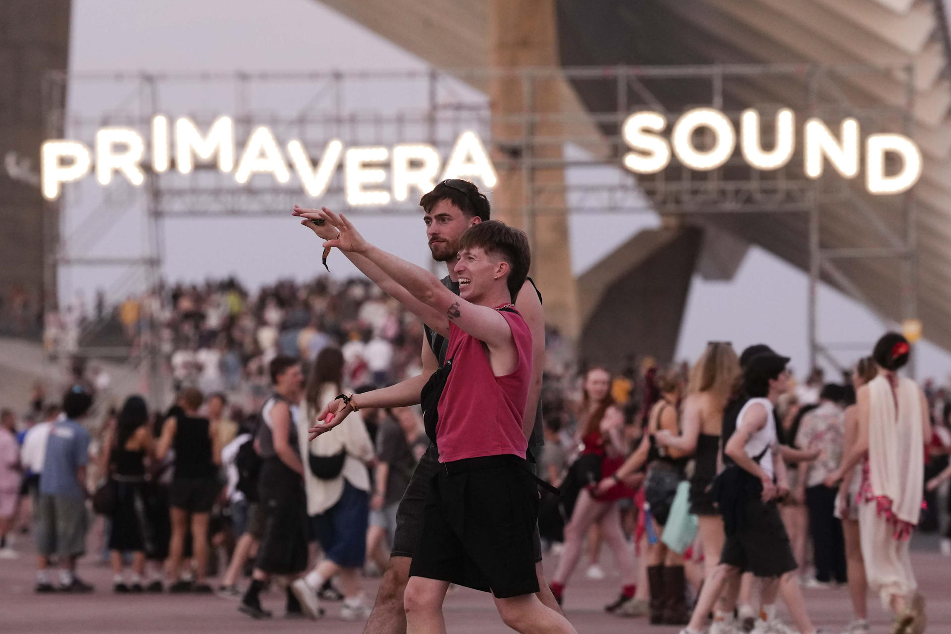 Tercera jornada del festival Primavera Sound, este sábado en Barcelona. EFE/Enric Fontcuberta.
