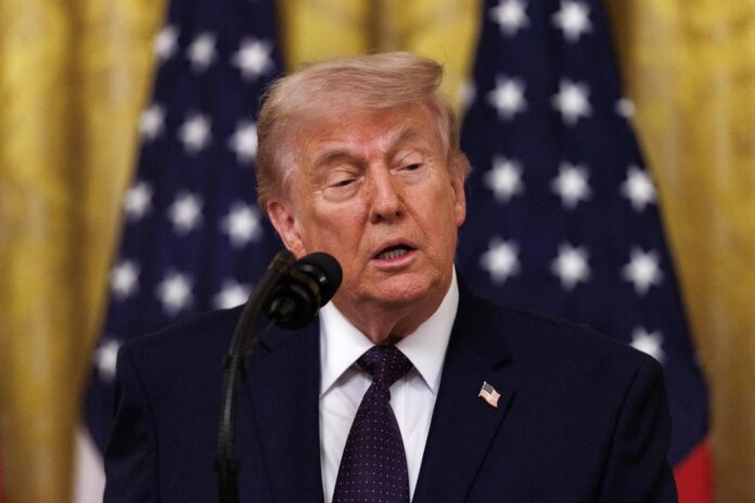 Imagen de archivo del presidente de Estados Unidos, Donald Trump. EFE/EPA/WILL OLIVER
