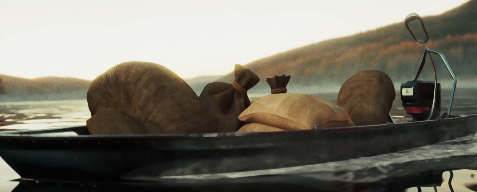 Fotografía cedida por el festival Tribeca de una escena del cortometraje de animación 'Under the Lake' un thriller cinematográfico de 14 minutos que prescinde por completo de los diálogos y en la que los personajes de alambre no tienen cara, dirigido por el cineasta español Juan Carlos Mostaza. EFE/ Tribeca