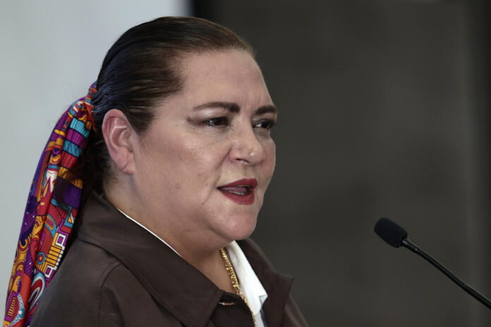 La consejera presidenta del Instituto Nacional Electoral (INE), Guadalupe Taddei. Imagen de archivo. EFE/ José Méndez
