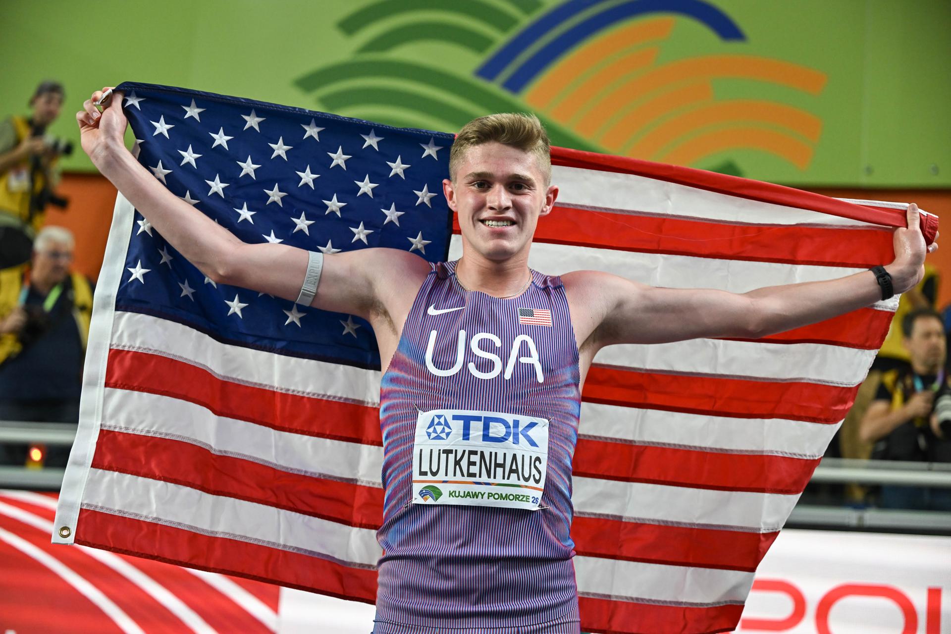 El estadounidense Cooper Lutkenhaus en una imagen de archivo. EFE/EPA/Adam Warzawa
