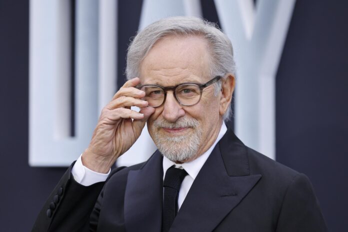 Imagen de archivo deSteven Spielberg en la presentación de 'Disclosure Day' en Londres. EFE/EPA/TOLGA AKMEN
