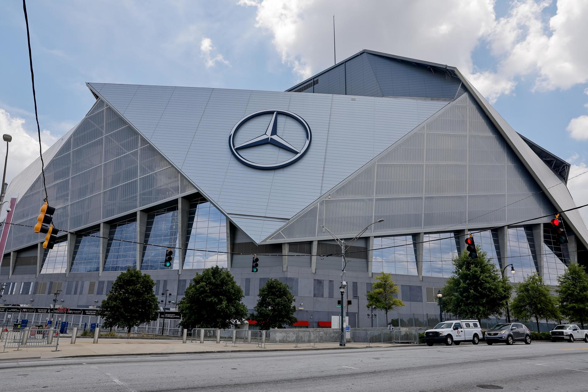 Fotografía de archivo del estadio Mercedes-Benz, en Atlanta (Estados Unidos). EFE/ Erik S. Lesser /ARCHIVO