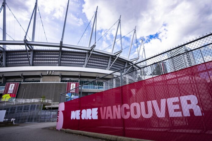 Imagen del BC Place Vancouver Stadium, en Vancouver (Canadá), el pasado 4 de junio. EFE/ BOB FRID
