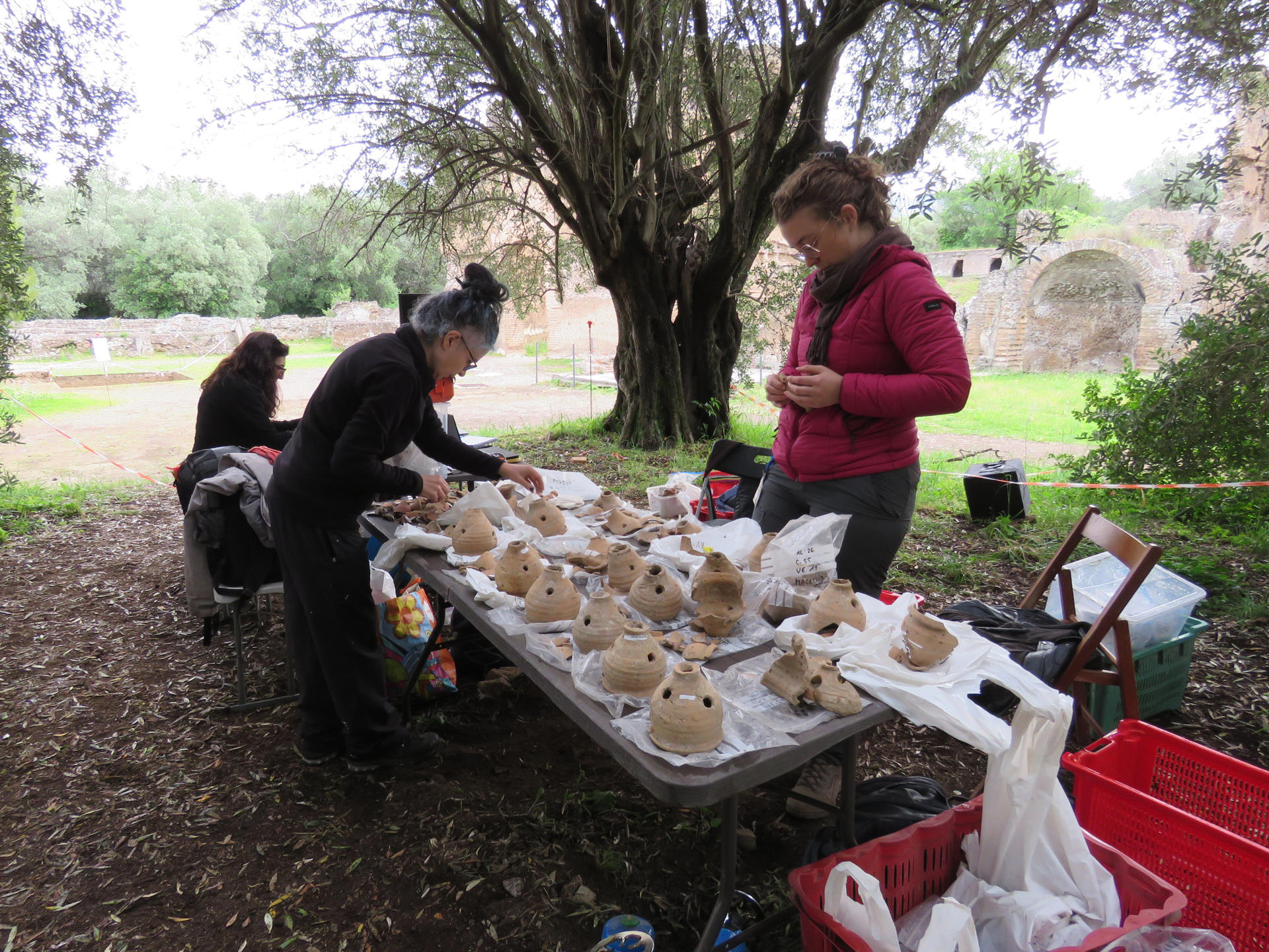 Una campaña de excavaciones arqueológicas en el Palazzo de Villa Adriana, cerca de Roma, en la que participa la Universidad Pablo de Olavide (UPO) de Sevilla, ha identificado la que podría ser la construcción más antigua documentada hasta la fecha en este enclave patrimonial de las afueras de Tívoli. EFE/ Universidad Pablo de Olavide ***SOLO USO EDITORIAL/SOLO DISPONIBLE PARA ILUSTRAR LA NOTICIA QUE ACOMPAÑA (CRÉDITO OBLIGATORIO)***
