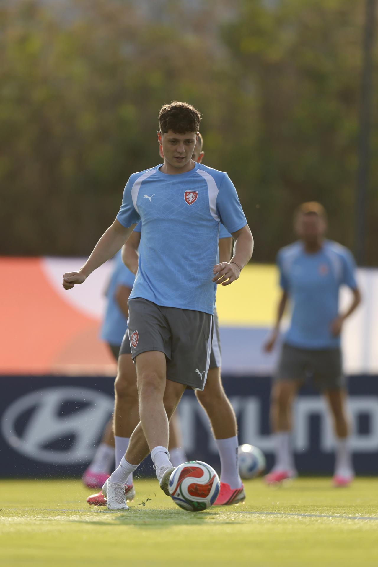 Ladislav Krejčí de República Checa entrena este miércoles, en Guadalajara (México). EFE/ Francisco Guasco