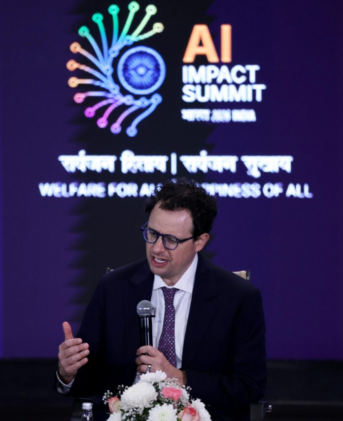 Imagen de archivo del CEO of Anthropic Dario Amodei. EFE/EPA/RAJAT GUPTA
