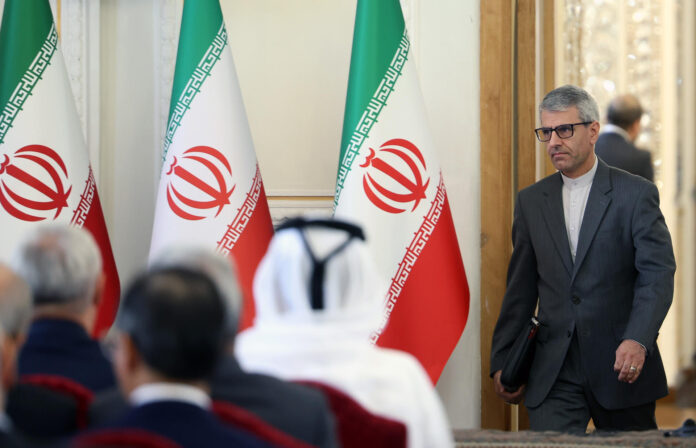 Fotografía de archivo del ministro iraní de Exteriores, Ismail Bagaei. EFE/ Abedin Taherkenareh
