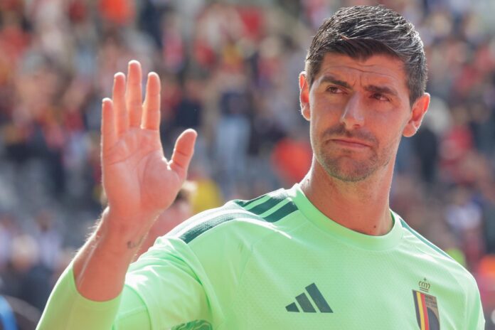Thibaut Courtois, en el amistoso ante Túnez del pasado 6 de junio. EFE/EPA/OLIVIER MATTHYS
