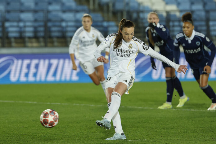 La centrocampista escocesa del Real Madrid Caroline Weir en una imagen de archivo. EFE/ Mariscal
