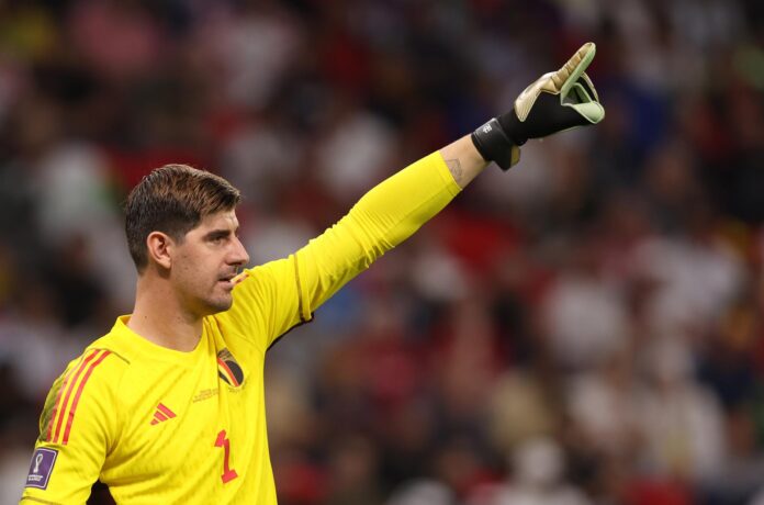 El portero belga Thibaut Courtois en una imagen de archivo con su selección. EFE/EPA/Tolga Bozoglu
