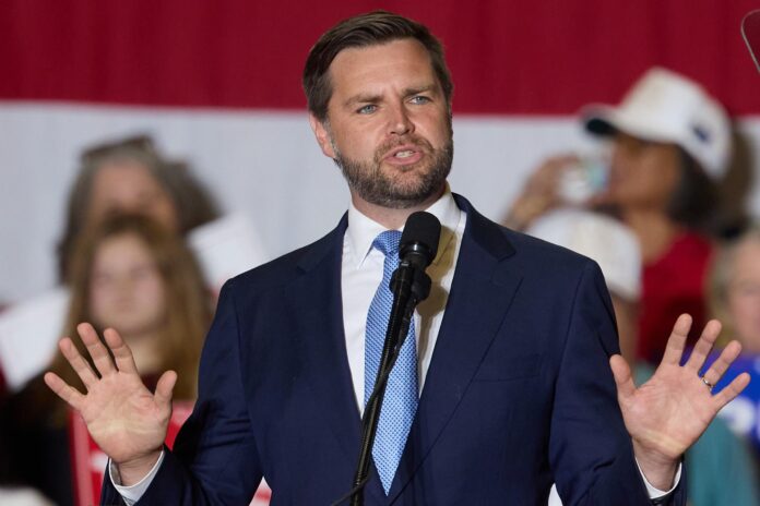 Fotografía de archivo del vicepresidente de Estados Unidos, JD Vance. EFE/EPA/ALLISON DINNER
