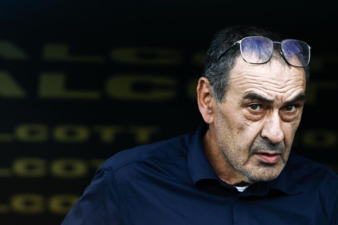 El italiano Maurizio Sarri se convirtió este lunes en el nuevo entrenador del Atalanta en foto de archivo de ANGELO CARCONI. EFE/EPA
