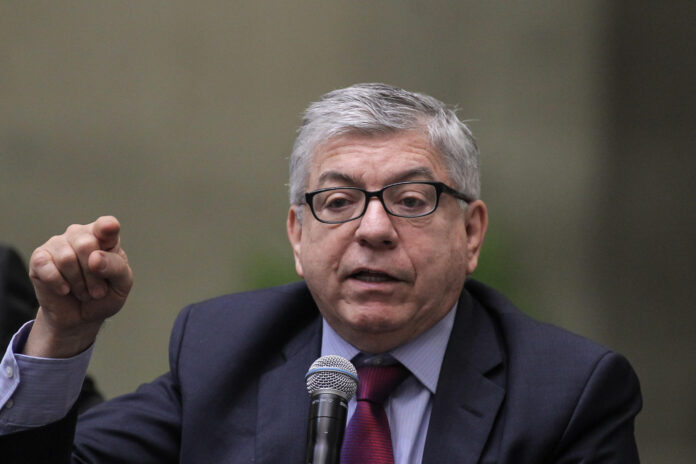 Fotografía de archivo del expresidente colombiano César Gaviria. EFE/Alex Cruz
