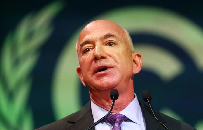 Fotografía de archivo del magnate Jeff Bezos, fundador de Amazon y de la empresa de transporte aeroespacial Blue Origin. EFE/EPA/ROBERT PERRY
