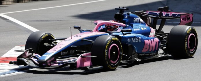 El piloto francés de Alpine Pierre Gasly en Mónaco. EFE/EPA/SEBASTIEN NOGIER
