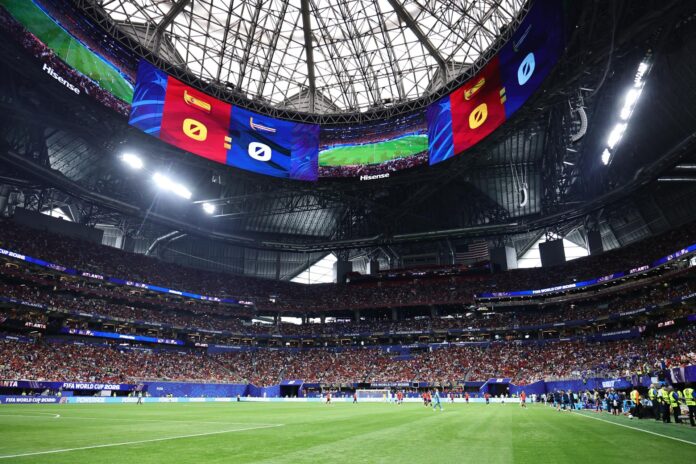 Vista general del Estadio Atlanta. EFE/EPA/RONALD WITTEK
