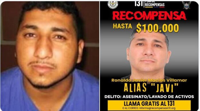 Combo de dos fotografías difundido en la cuenta en X @JohnReimberg del ministro de Interior de Ecuador, John Reimberg, donde se ve a Ronald Javier Macías Villamar, hermano del narcotraficante José Adolfo Macías Villamar (Fito), máximo líder de Los Choneros. EFE/ @JohnReimberg
