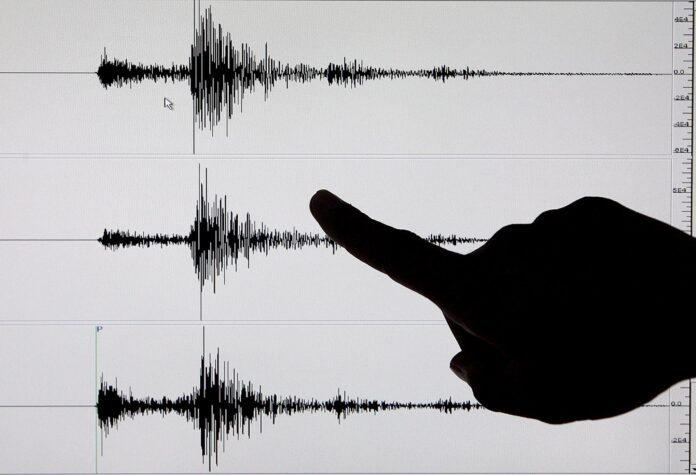 Imagen de archivo de un sismógrafo tras un terremoto, .EPA/Alanah M. Torralba
