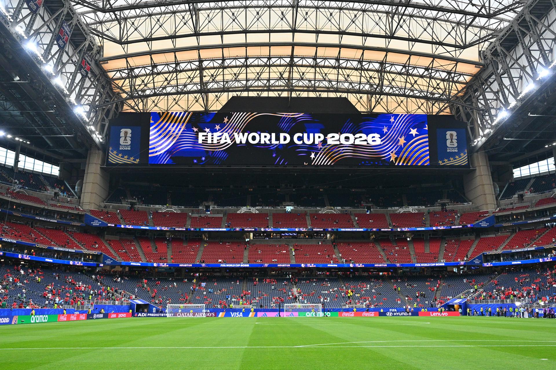Vista del estadio de Houston antes del Portugal-RD Congo. EFE/EPA/SAM WASSON