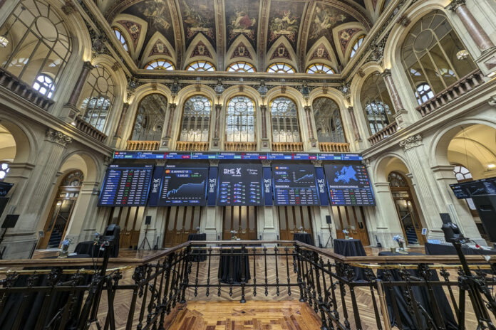 Imagen este miércoles de la Bolsa de Madrid. EFE/ Vega Alonso
