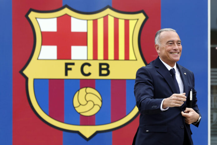 El vicepresidente primero del FC Barcelona, Rafael Yuste, en foto de archivo de Toni Albir. EFE
