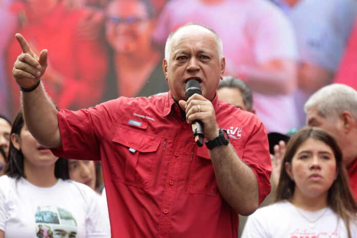 El ministro de Interior de Venezuela, Diosdado Cabello, en una foto de archivo. EFE/ Ronald Peña R
