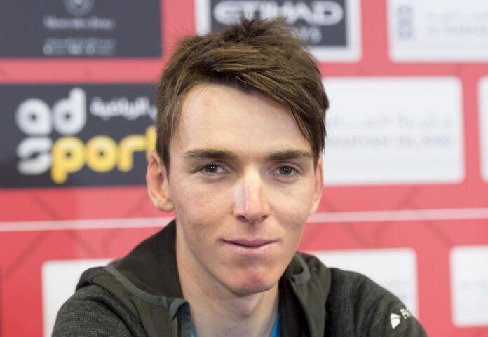 El francés Romain Bardet, en una foto de archivo del 22 de febrero de 2017 cuando era ciclista del AG2R (hoy Decathlon). EFE/CLAUDIO PERI
