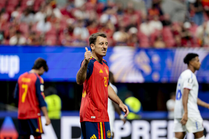 Mikel Oyarzabal, durante el partido ante Cabo Verde. EFE/ Lavandeira Jr
