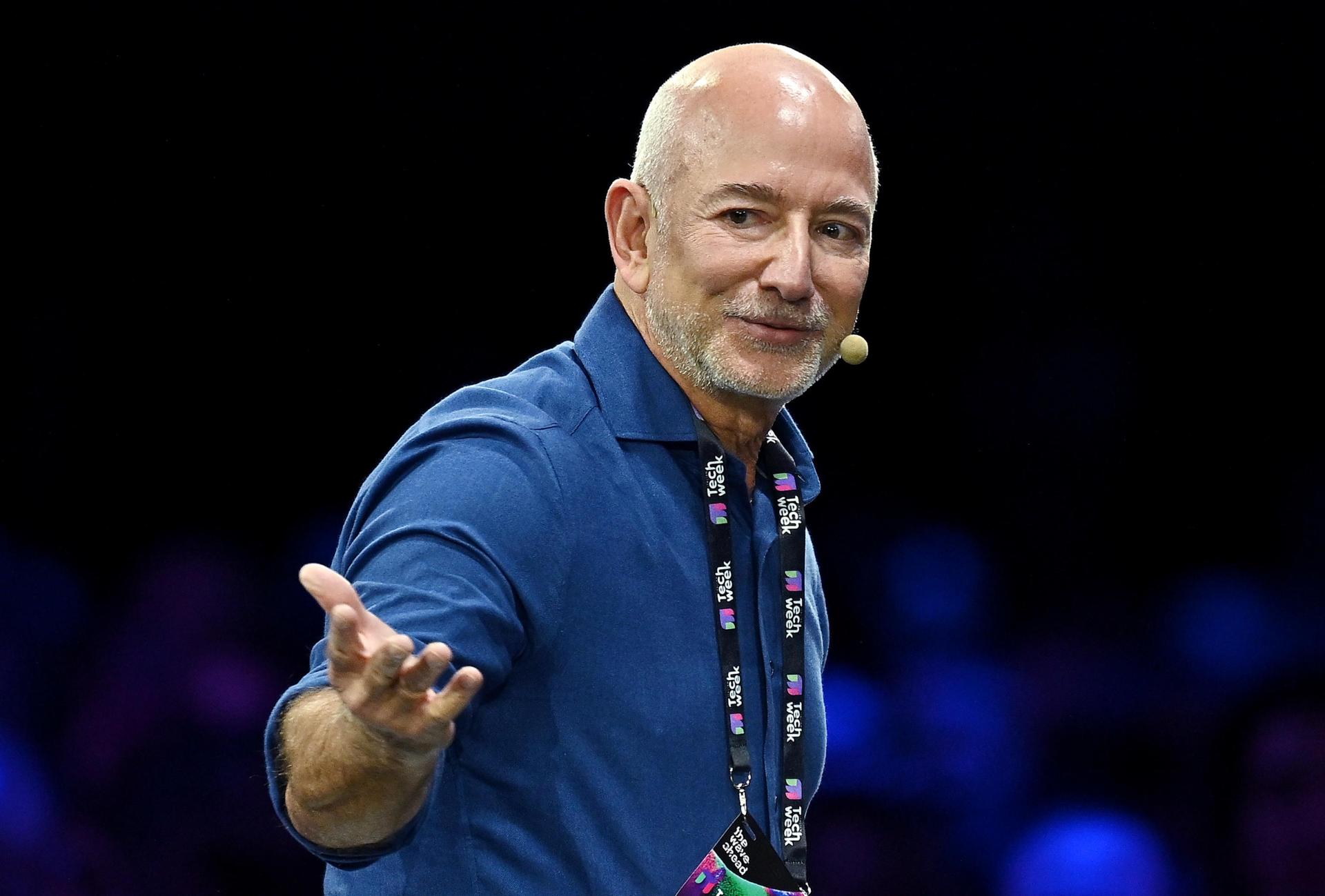 Fotografía de archivo del fundador de Amazon y la empresa de transporte aeroespacial Blue Origin, Jeff Bezos, durante la Italian Tech Week 2025 en OGR en Turín (Italia). EFE/Alessandro Di Marco
