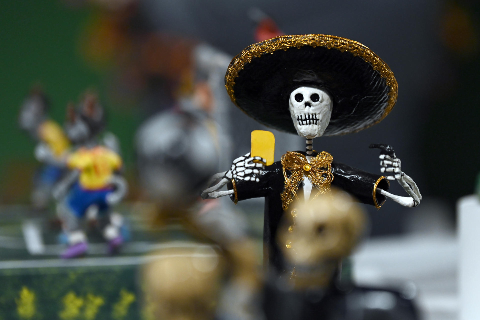 Fotografía de una artesanía mexicana exhibida en la exposición “Copa de Arte Popular Banamex” este jueves, en el Museo del Noreste en Monterrey (México). EFE/Miguel Sierra