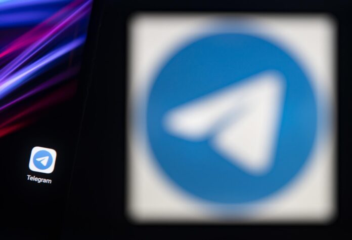 Fotografía de archivo, 27/01/2021.- Una ilustración del logo de Telegram. París, Francia) EFE/EPA/IAN LANGSDON

