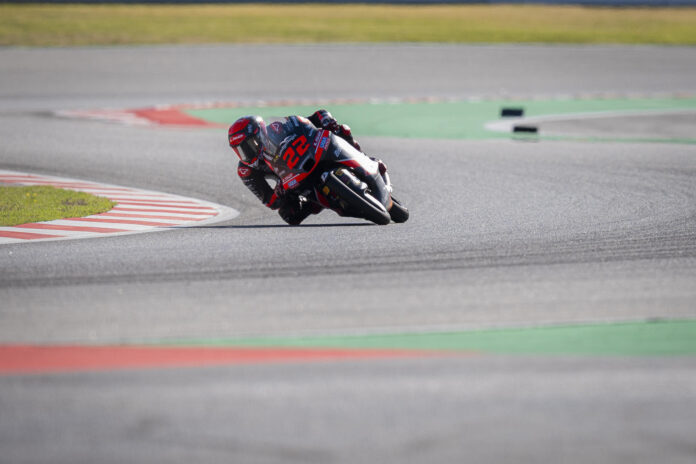 Fotografía de archivo del pasado 15 de mayo del piloto español de Moto3 David Almansa (Dynavolt Intact GP). EFE/Siu Wu
