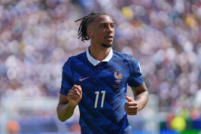 Michael Olise de Francia en el estadio MetLife de Nueva Jersey (Estados Unidos). EFE/ Ángel Colmenares
