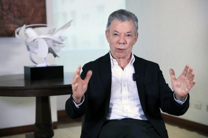 Fotografía de archivo del expresidente de Colombia y premio Nobel de Paz, Juan Manuel Santos. EFE/ Carlos Ortega
