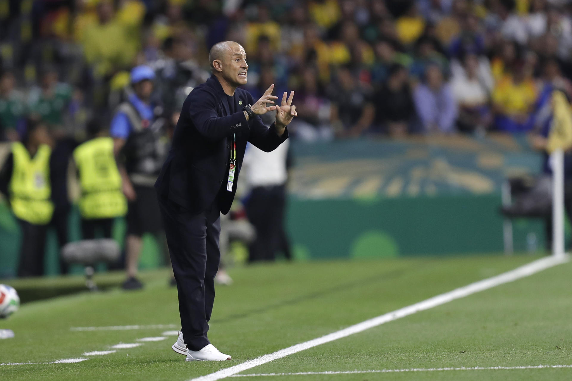 El seleccionador de Uzbekistán, el italiano Fabio Cannavaro. EFE/ Isaac Esquivel
