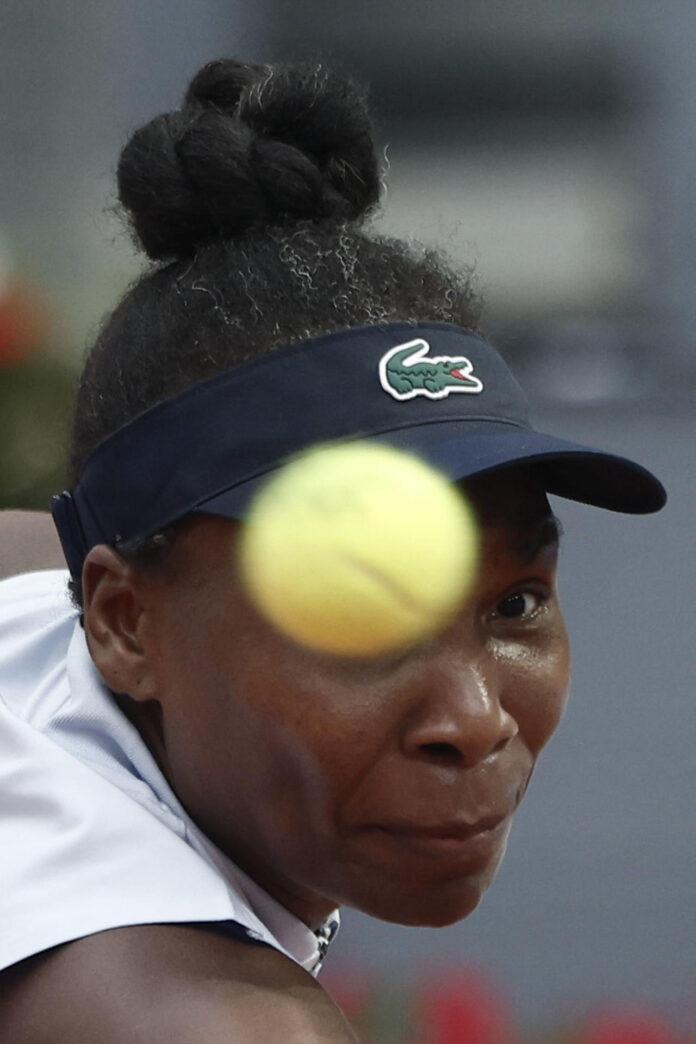 La tenista estadounidense Venus Williams en foto de archivo de Sergio Pérez. EFE
