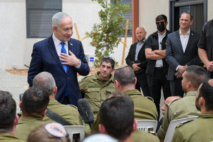 El primer ministro de Israel, Benjamín Netanyahu, afirmó este martes que busca la independencia armamentística de Israel frente al apoyo de Estados Unidos, según un comunicado emitido por la oficina del mandatario. EFE/ Oficina Del Primer Ministro De Israel SOLO USO EDITORIAL/SOLO DISPONIBLE PARA ILUSTRAR LA NOTICIA QUE ACOMPAÑA (CRÉDITO OBLIGATORIO)

