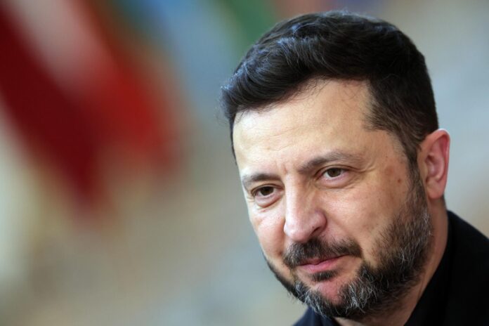 El presidente de Ucrania, Volodímir Zelenski, en una imagen reciente. EFE/EPA/OLIVIER MATTHYS
