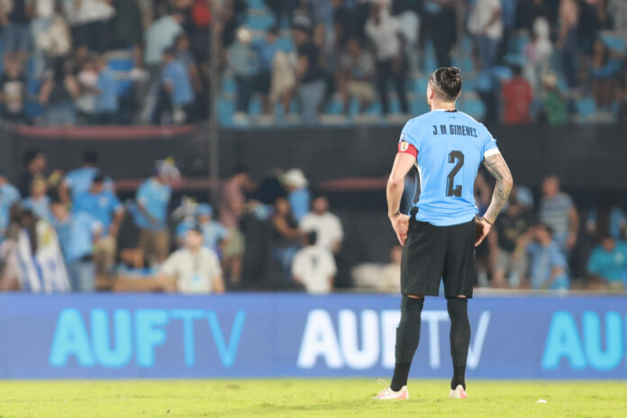 El futbolista uruguayo José María Giménez en una imagen de archivo. EFE/ Gastón Britos
