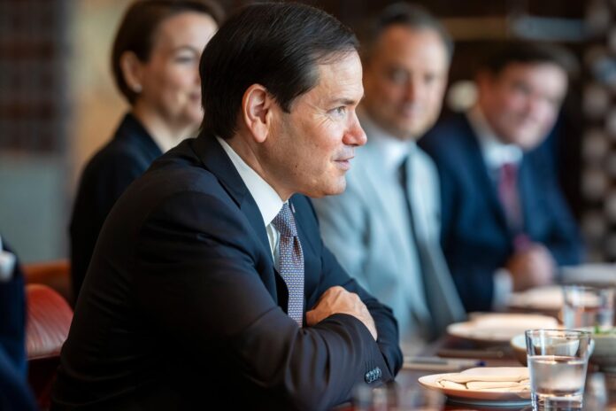 El secretario de Estado estadounidense, Marco Rubio. EFE/EPA/THE UAE PRESIDENTIAL COURT / HANDOUT HANDOUT EDITORIAL USE ONLY/NO SALES
