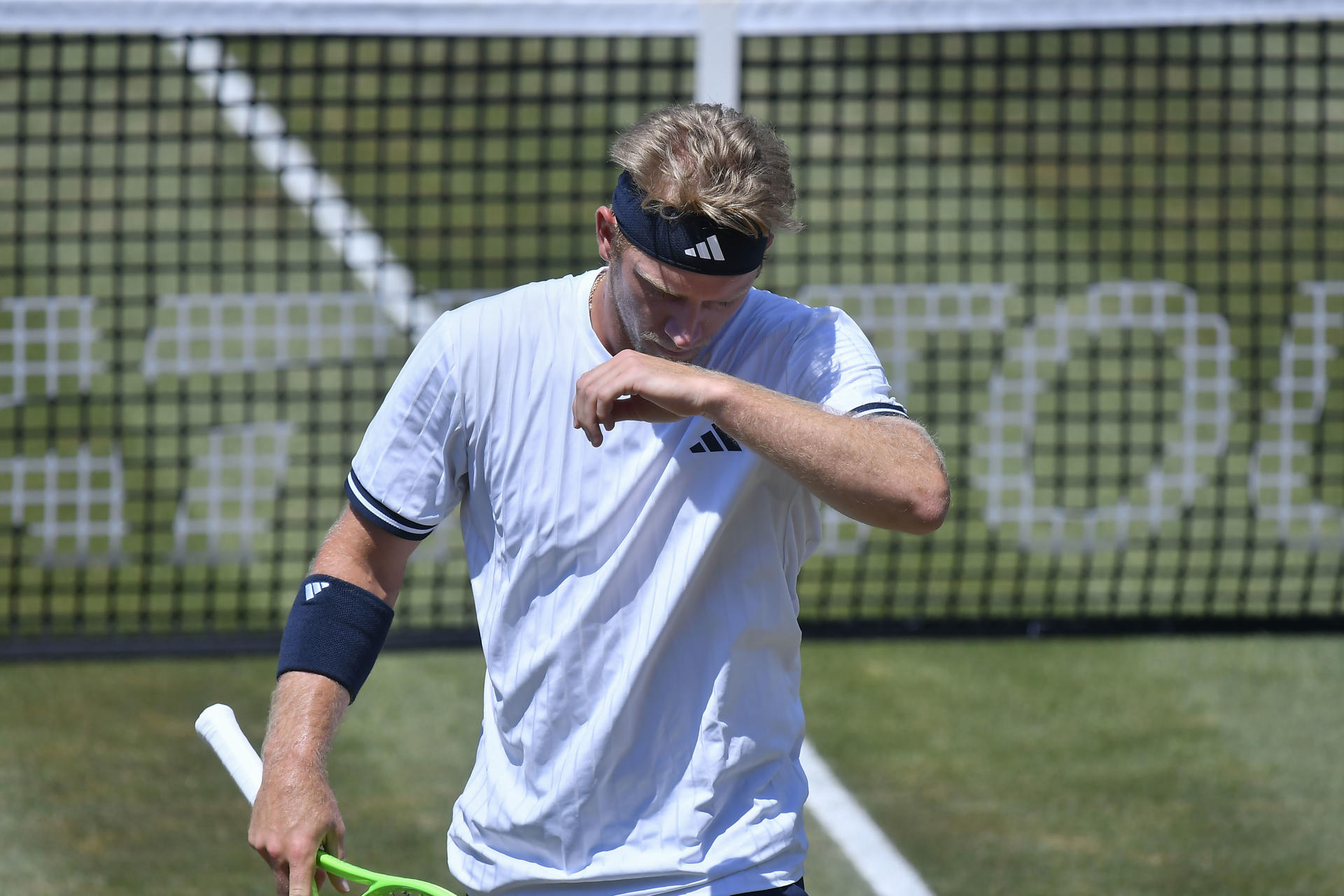 El español Alejandro Davidovich clasificado para las semifinales del torneo de Mallorca. EFE/Miquel A. Borras.EFE/Miquel A. Borràs
