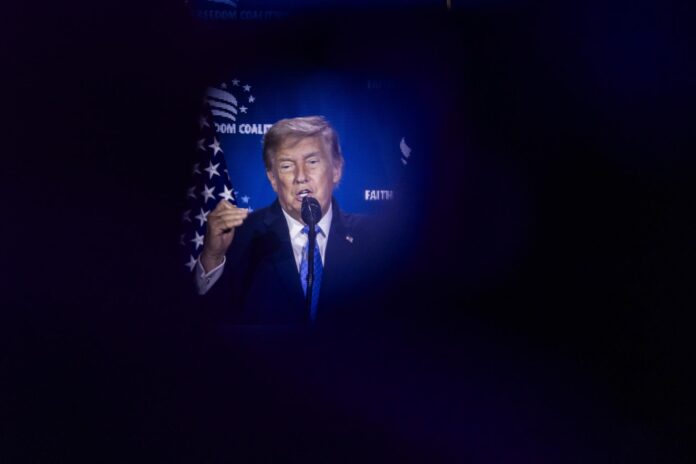 Fotografía del presidente de Estados Unidos, Donald Trump. EFE/Jim Lo Scalzo
