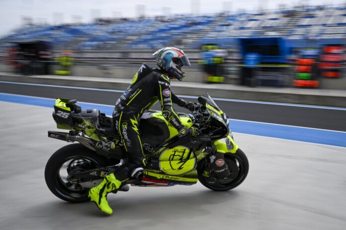 El español Raúl Fernández (Aprilia RS-GP). EFE/EPA/Boglarka Bodnar HUNGARY OUT
